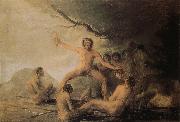 Francisco Goya Cannibals gazing at their victims oil painting picture wholesale